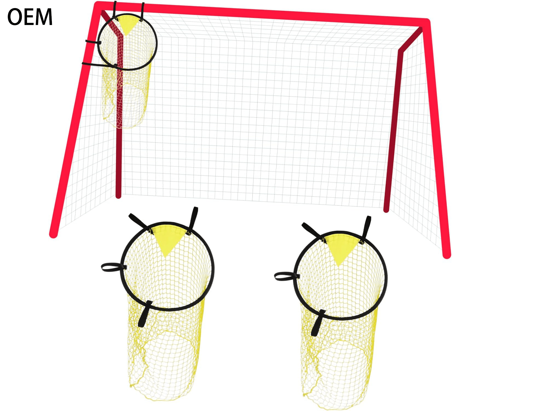 Football Goal Pocket Training Shooting Accuracy Net
