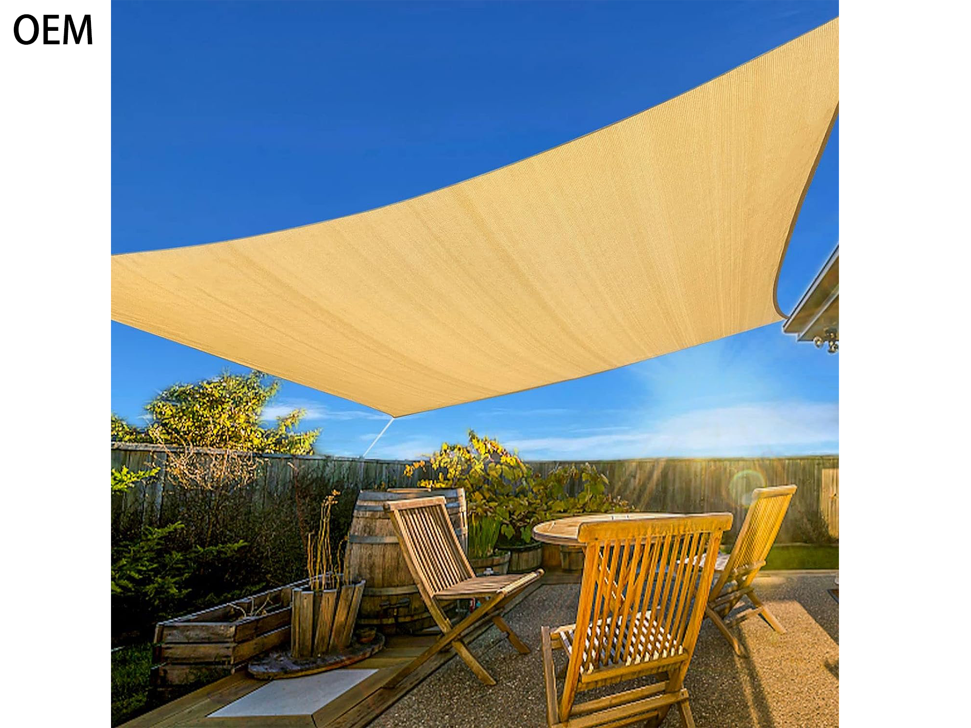 Sun Shade Sail Curved Commercial Outdoor