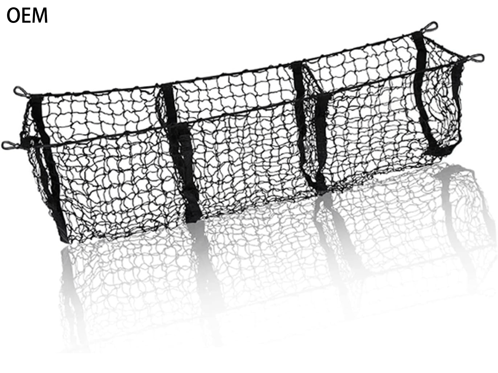 Three Pocket Mesh Trunk Cargo Net