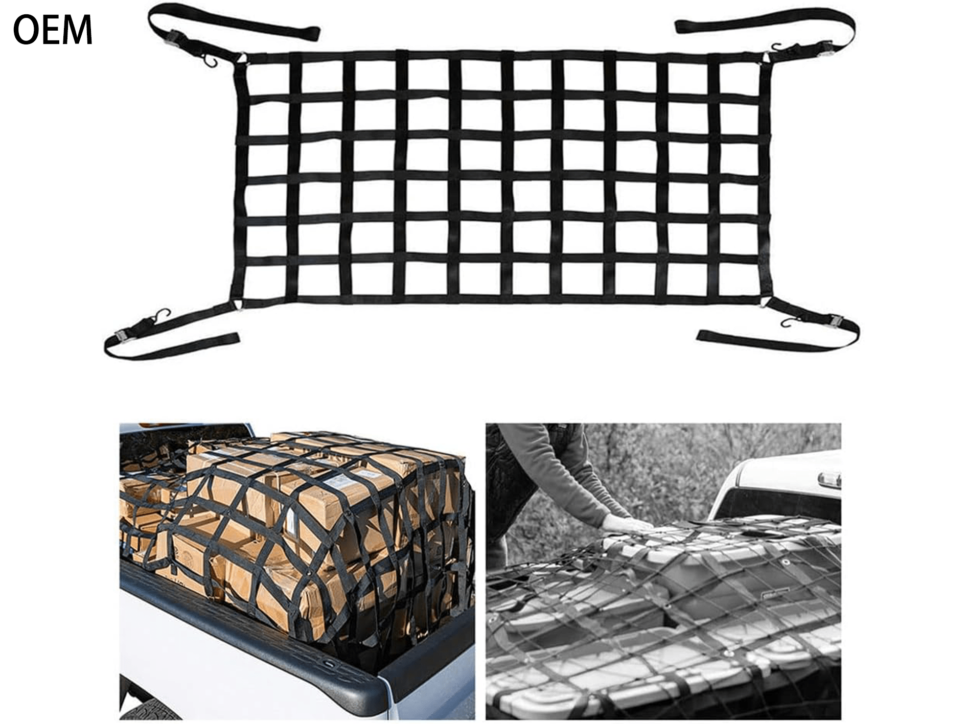 Short Truck Bed Cargo Net
